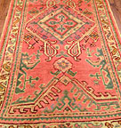 Antique oushak Runner - # 8817