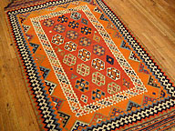 Antique qashqai kilim Rug - # 3185