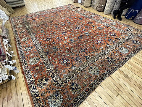 Antique sarouk Carpet - # 78913