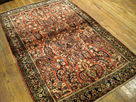 Antique sarouk Rug - # 5720