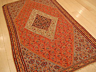Antique senna kilim Rug - # 3741