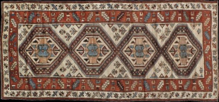 Antique serab Rug - # 41532