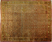 Antique sultan abad Carpet - # 1667