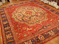 Antique sultan abad Carpet - # 4107