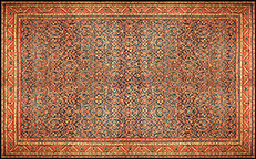 Antique sultan abad Carpet - # 50236