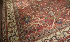 Antique sultan abad Carpet - # 7357
