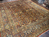 Antique sultan abad Carpet - # 90231
