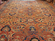 Antique sultan abad Carpet - # 9204