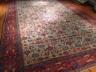 Antique sultan abad Carpet - # 9249