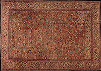 Antique sultan abad Carpet - # 9328