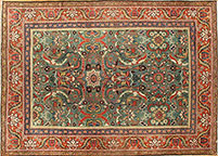 Antique sultan abad Carpet - # 9392