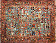 Antique sultan abad Carpet - # 9813