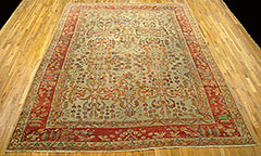 Antique sultan abad Carpet - # 9873