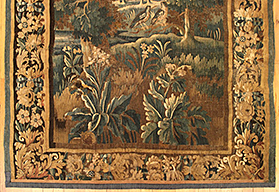 Antique tapestry Rug - # 57834