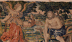 Antique tapestry Rug - # 8206