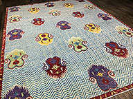 ikat Carpet - # 51862