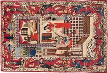 kashan Rug - # 102962