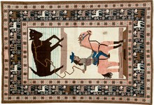 kurdish Rug - # 104425