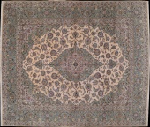 Vintage kashan Carpet - # 42065