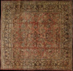 Vintage sarouk Carpet - # 42059