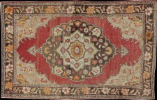 antique oushak Rug - # 40167