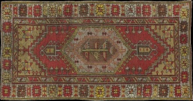 antique oushak Rug - # 40436