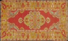 antique oushak Rug - # 40674