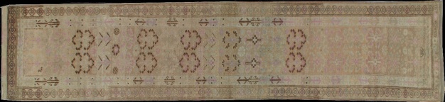 antique oushak runner Runner - # 40047