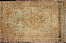 antique tabriz silk Rug - # 40303