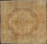 antique tabriz square Rug - # 40951