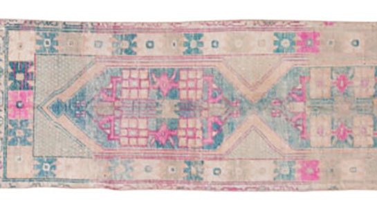 Modern oushak Runner - # 53980