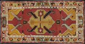 vintage oushak Rug - # 40487