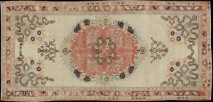 vintage oushak Rug - # 40499