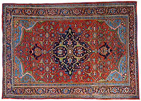 Vintage bidjar Rug - # 55233