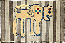 Vintage flatweave Rug - # 56373