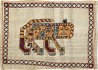 Vintage flatweave Rug - # 56992