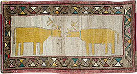 Vintage gabbeh Rug - # 57466