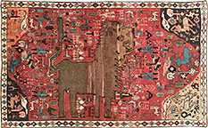 Vintage gabbeh Rug - # 57713