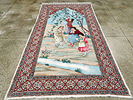 Vintage galamkari Rug - # 55980