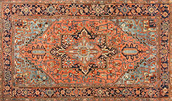 Vintage heriz Carpet - # 53700