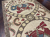 Vintage hooked Rug - # 56893