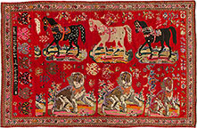 Vintage karabagh Rug - # 53175