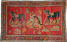 Vintage karabagh Rug - # 53752