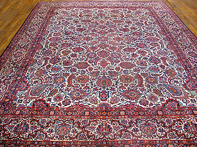 Vintage kashan Carpet - # 55282