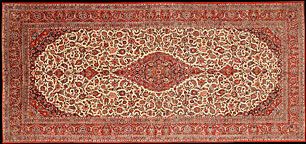 Vintage kashan Carpet - # 6013