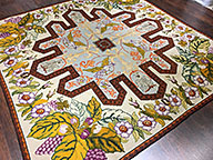 Vintage needlepoint, portuguese Rug - # 54715