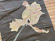 Vintage needlepoint Rug - # 78101