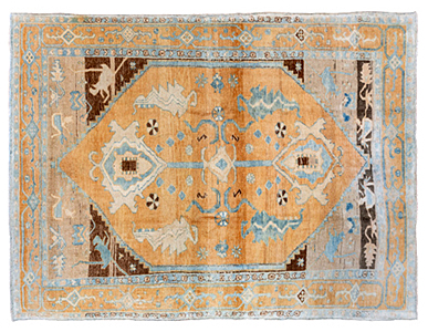 Vintage oushak Rug - # 55580