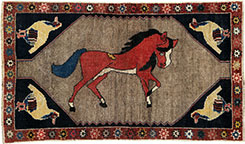Vintage qashkuli Rug - # 53749