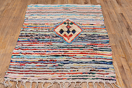 Vintage rag Rug - # 56858